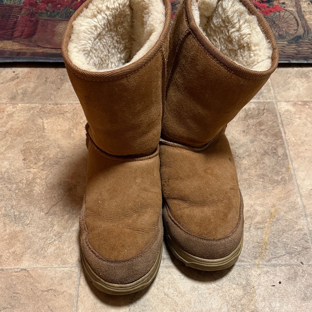 UGG Chestnut Suede Boots